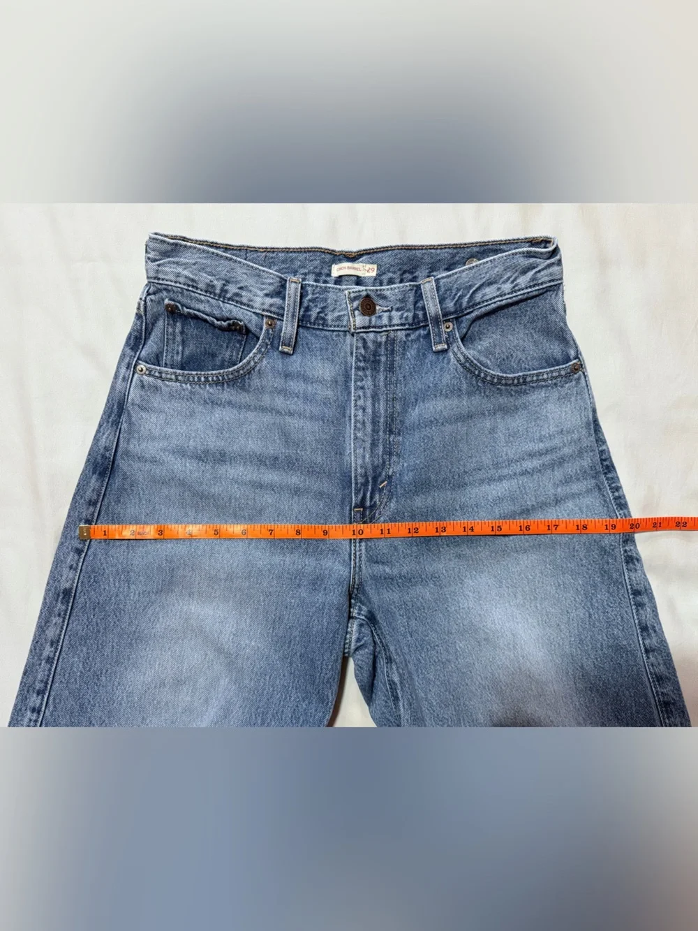 Levi's Cinch Barrel‎ Medium Wash Women's Denim Jeans Size 29 100% Cotton